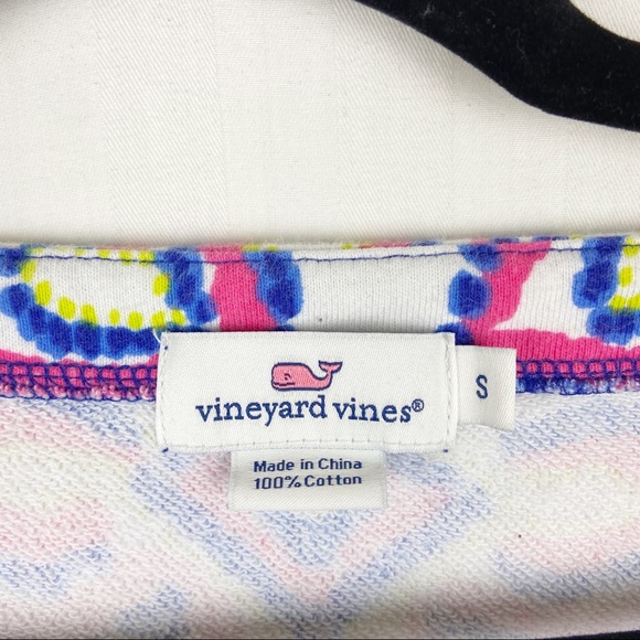 Vineyard Vines Sunburst Tie Dye Sweatshirt Top S - Picture 2 of 6